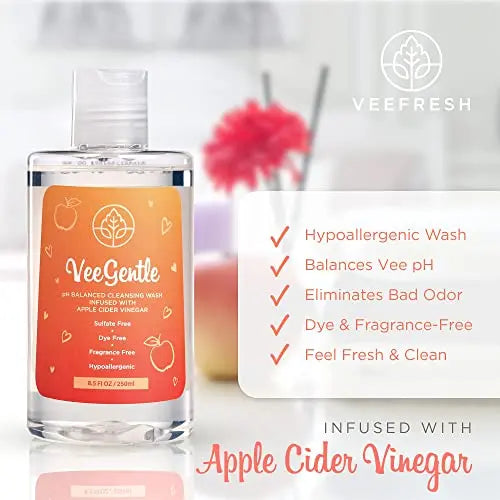 VeeFresh - VeeGentle Feminine Wash pH Balance for Women Wash with Apple Cider Vinegar VeeFresh Au supplements