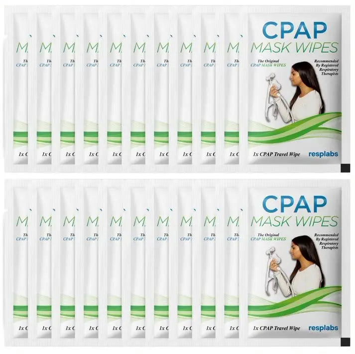 resplabs CPAP Mask Cleaning Wipes - Unscented, Alcohol-Free Cleaner RespLabs Medical Inc. Au supplements