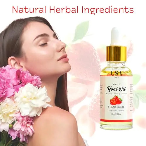 MERICH Natural Yoni Oil | Feminine Yoni Detox Oil | Naturally Scented Vaginal Oil | Restores pH Balance ANGELYCIA Au supplements