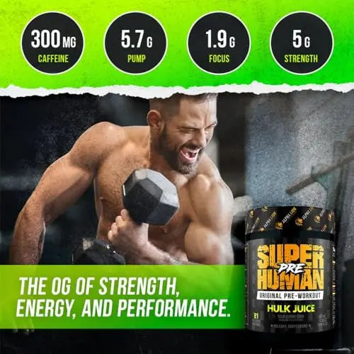 ALPHA LION Superhuman Pre Workout Powder, Beta Alanine, L-Taurine & Tri-Source Caffeine ALPHA LION Au supplements