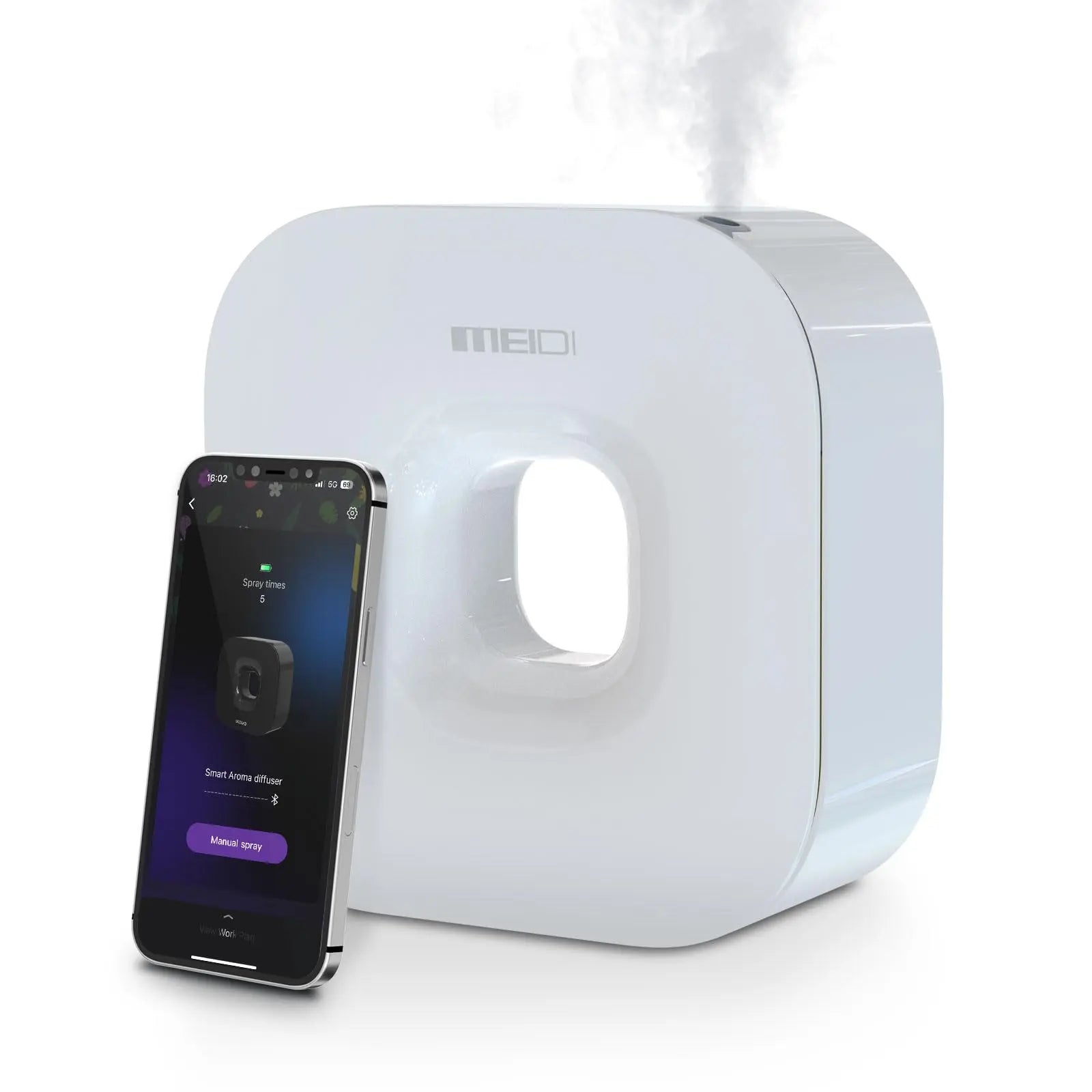 MEIDI Waterless Essential Oil Diffuser - Bluetooth Cordless Aromatherapy Diffuser with App Control MEIDI Au supplements