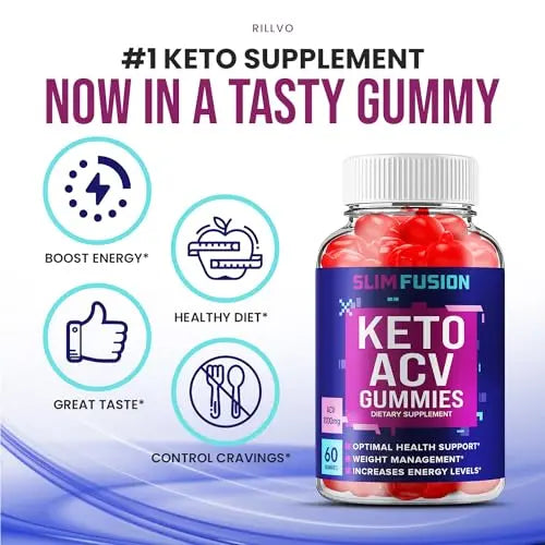 Slim Fusion Keto ACV Gummies - Keto SlimFusion ACV Advanced Formula Plus Apple Cider Rillvo Au supplements