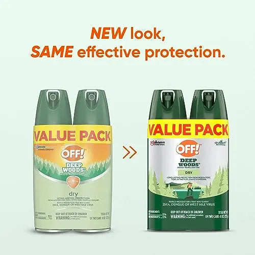 OFF! Deep Woods Insect Repellent Aerosol, Dry, Non-Greasy Formula, Bug OFF! Au supplements