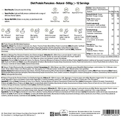 Protein Works - Diet Protein Pancake Mix | 135 Calories Per Serving | Low Sugar Protein Pancake Mix Protein Works Au supplements