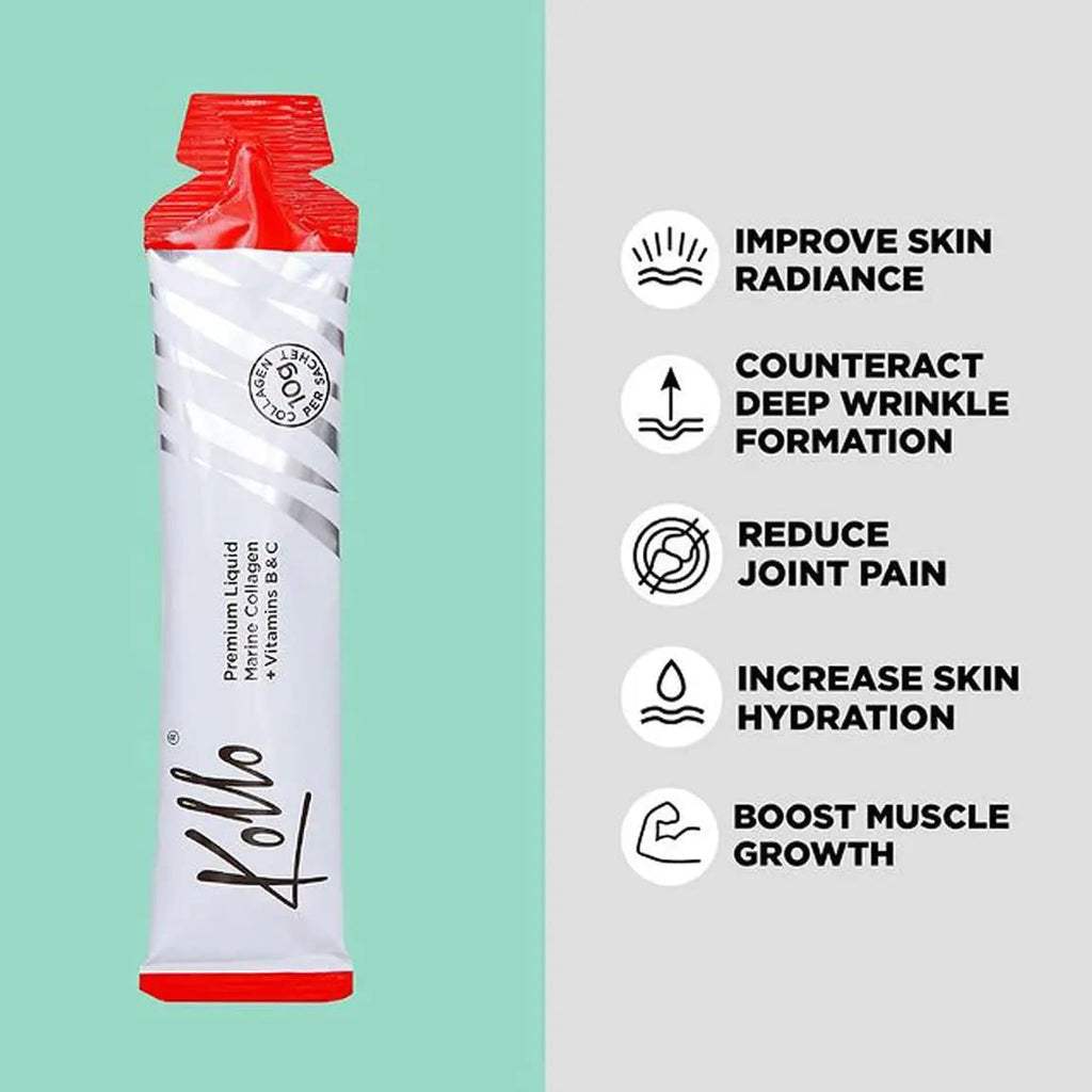 Kollo Premium Marine Collagen Liquid, 10,000 mg - Essential Proteins Collagen Peptides Kollo Au supplements