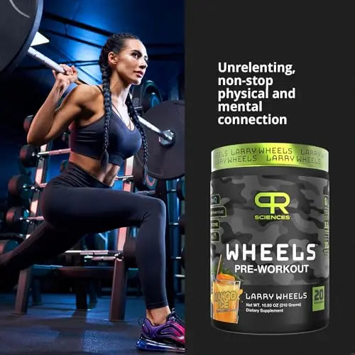 Larry Wheels' Pre Workout - Energy Drink Powder - Pre Workout Powder for Men & Women PR Sciences Au supplements