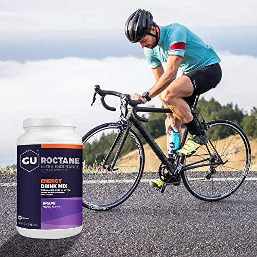 GU Energy Roctane Ultra Endurance Energy Drink Mix, 3.44-Pound Jar, Grap GU Energy Au supplements
