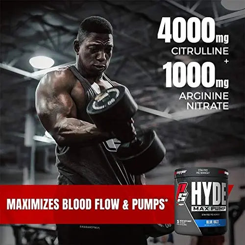 PROSUPPS Mr. Hyde Signature Blue Razz and Hyde Max Pump Blue Razz Bundle PROSUPPS Au supplements