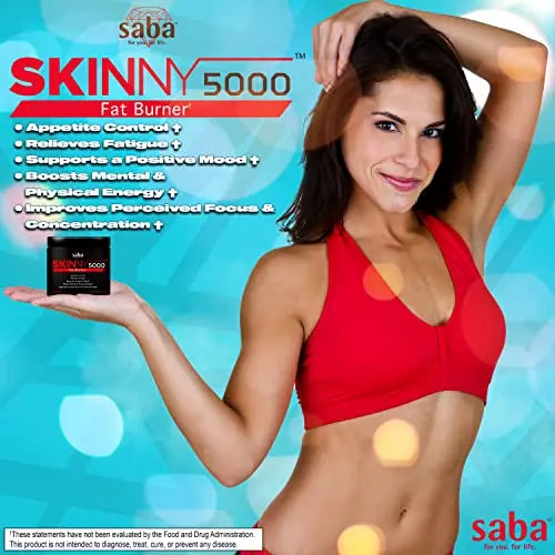 Saba Skinny 5000 -Fat Loss -Weight Loss-Appetite Control -Mild Jitter-Free Energy- Focus Saba Au supplements