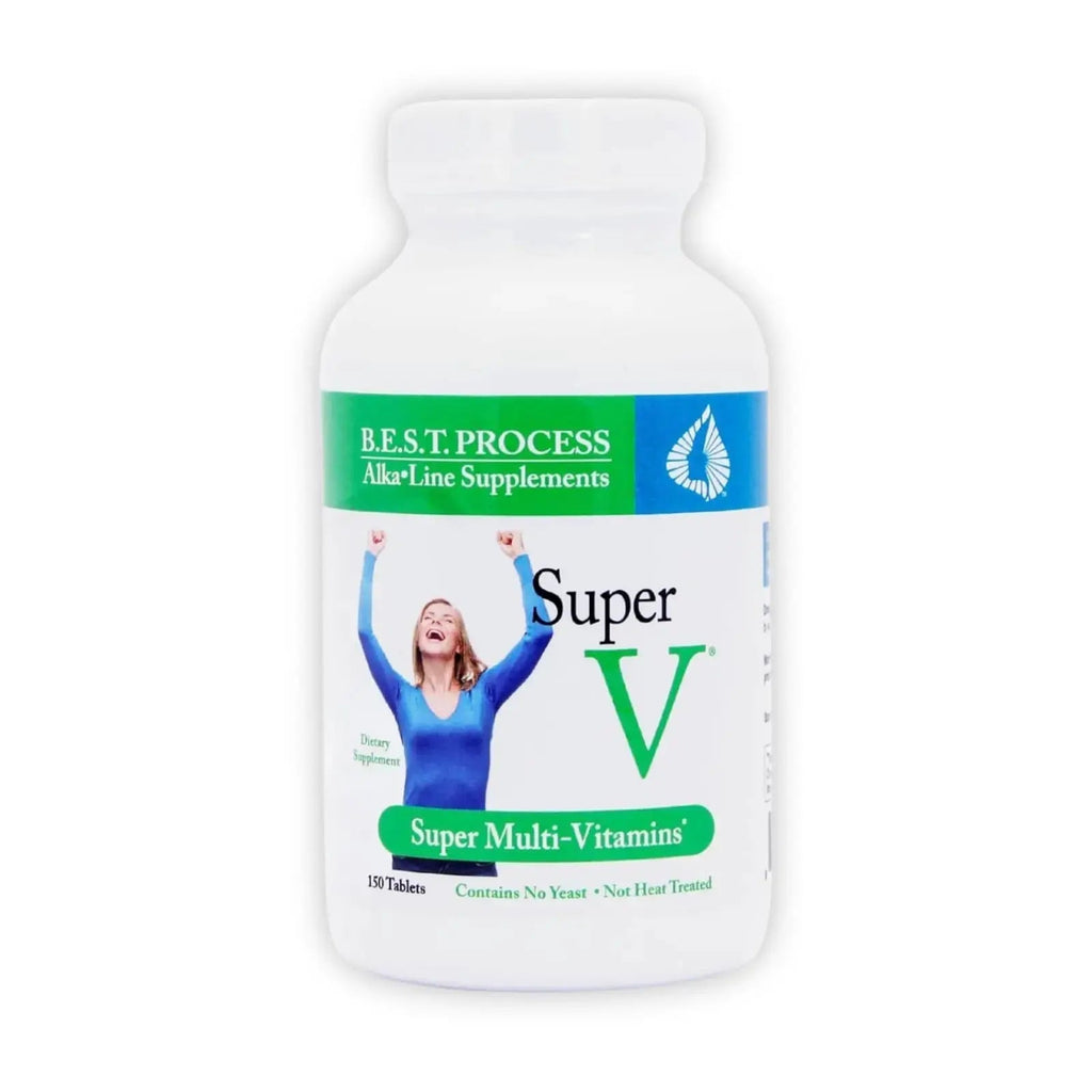 Morter HealthSystem SuperV Best Process AlkaIine — Energizing & Detoxifying Multivitamin — Vitamins & Minerals with Digestive Enzymes, Superfoods and Herbs Morter HealthSystem Au supplements