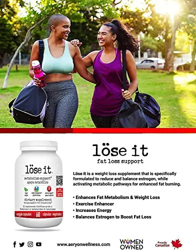 Lose It by Aeryon Wellness - Fitness Management & Exercise Enhancer - Hormone Balance Aeryon Ashlie Wellness Au supplements