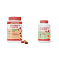 SmartyPants Organic Kids Multivitamin Gummies: Probiotics, Omega 3 (ALA) & Kids Multivitamin Gummies and Fiber Supplement: Omega 3 Fish Oil (EPA/DHA), Vitamin D3, C, Vitamin B12 SmartyPants Au supplements