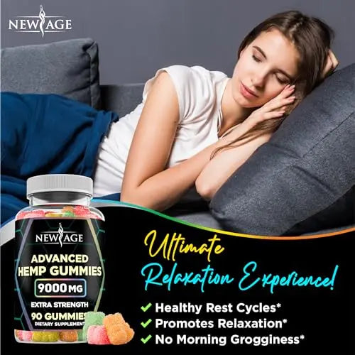 NEW AGE Naturals Advanced Hemp Gummies - Natural Hemp Oil Infused Gummies NEW AGE Au supplements