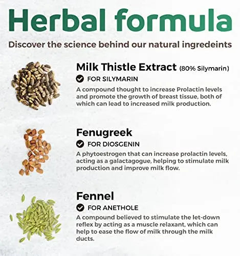 USDA Organic Lactation Supplement - Increase Milk Supply with Herbal Breastfeeding PURE CO Au supplements