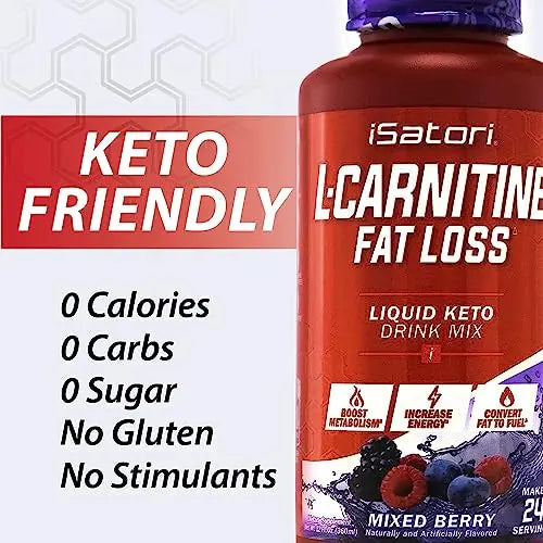 iSatori L-Carnitine Liquid Metabolic Enhancer and Energy Booster - Health and Fitness iSatori Au supplements
