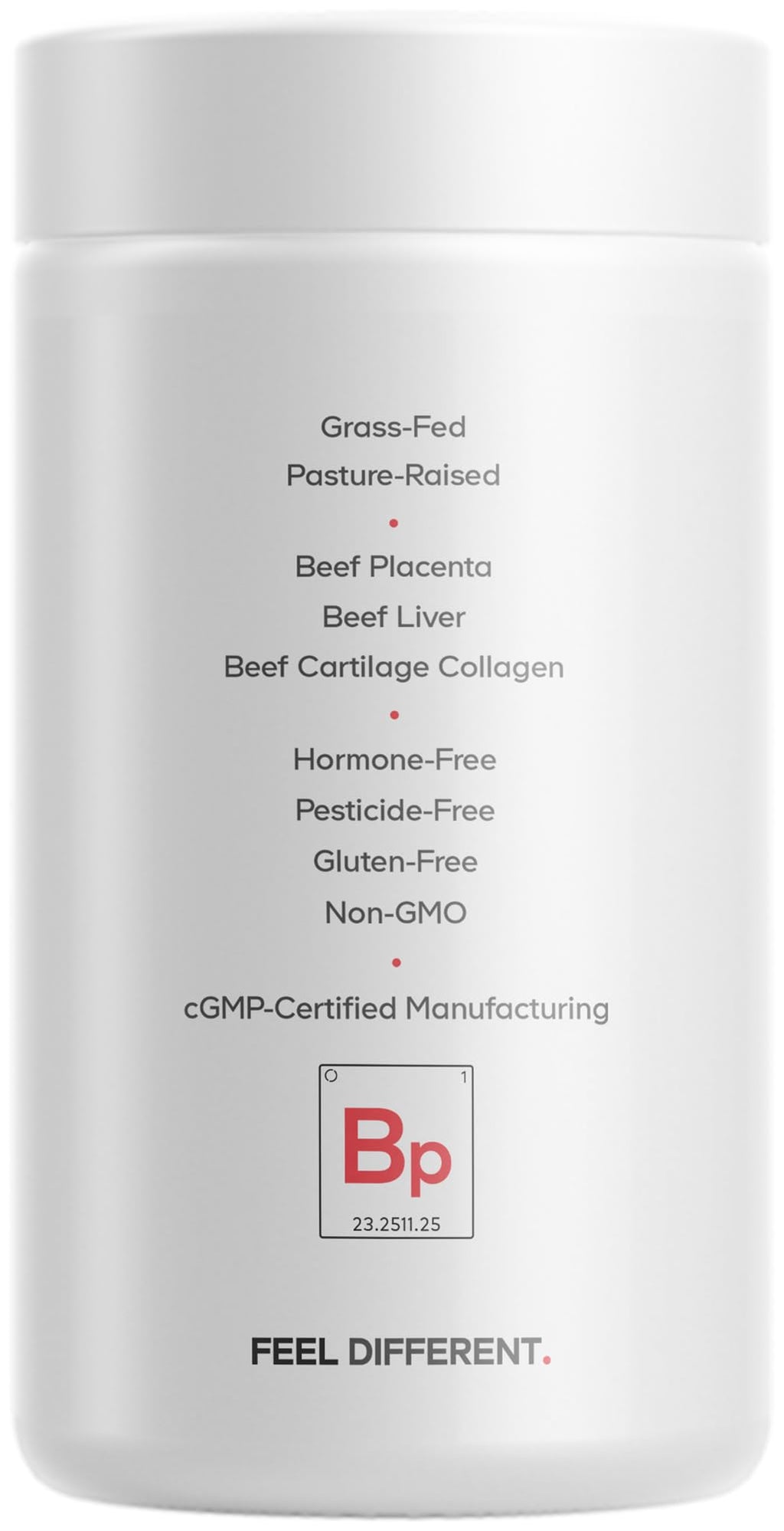 Codeage Grass-Fed Beef Placenta Supplement - Bovine Placenta – Pasture-Raised, Grass-Finished, Undefated, Desiccated - Non-GMO - 180 Capsule Codeage Au supplements