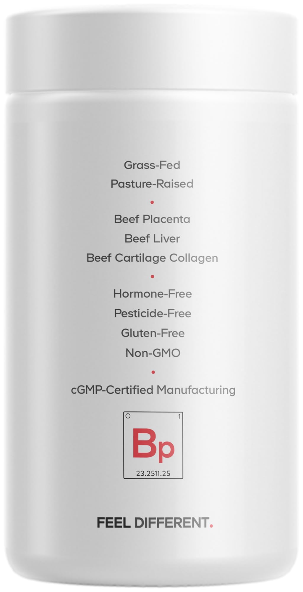 Codeage Grass-Fed Beef Placenta Supplement - Bovine Placenta – Pasture-Raised, Grass-Finished, Undefated, Desiccated - Non-GMO - 180 Capsule Codeage Au supplements
