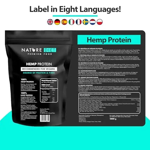 Nature Diet - Hemp Protein 1000g , Vegan , Protein Powder , Plant-Based Nature Diet Au supplements
