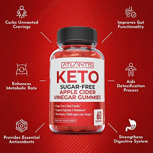 Sugar-Free Keto ACV Gummies for Weight Loss - Apple Cider Vinegar Keto ACV Gummies Atlantis Nutrition Au supplements