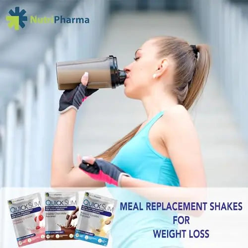 Quick Slim Meal Replacement Shake for Weight Loss, 30 Servings, 20g Protein, 27 Vitamins NUTRIPHARMA Quick Slim Au supplements