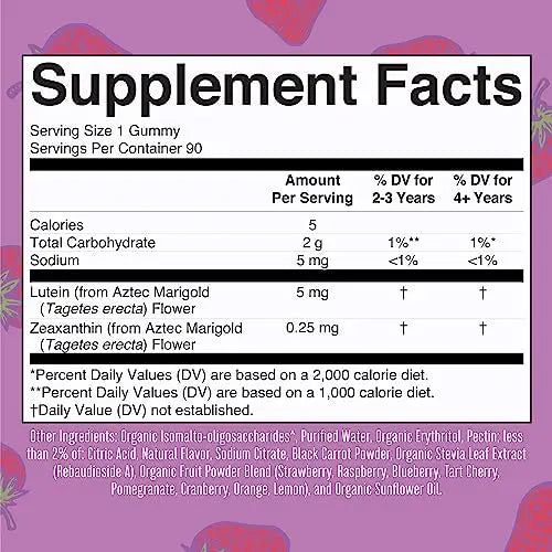 MaryRuth's Eye Care Gummies | Zeaxanthin and Lutein | 45 Day Supply MaryRuth Organics Au supplements