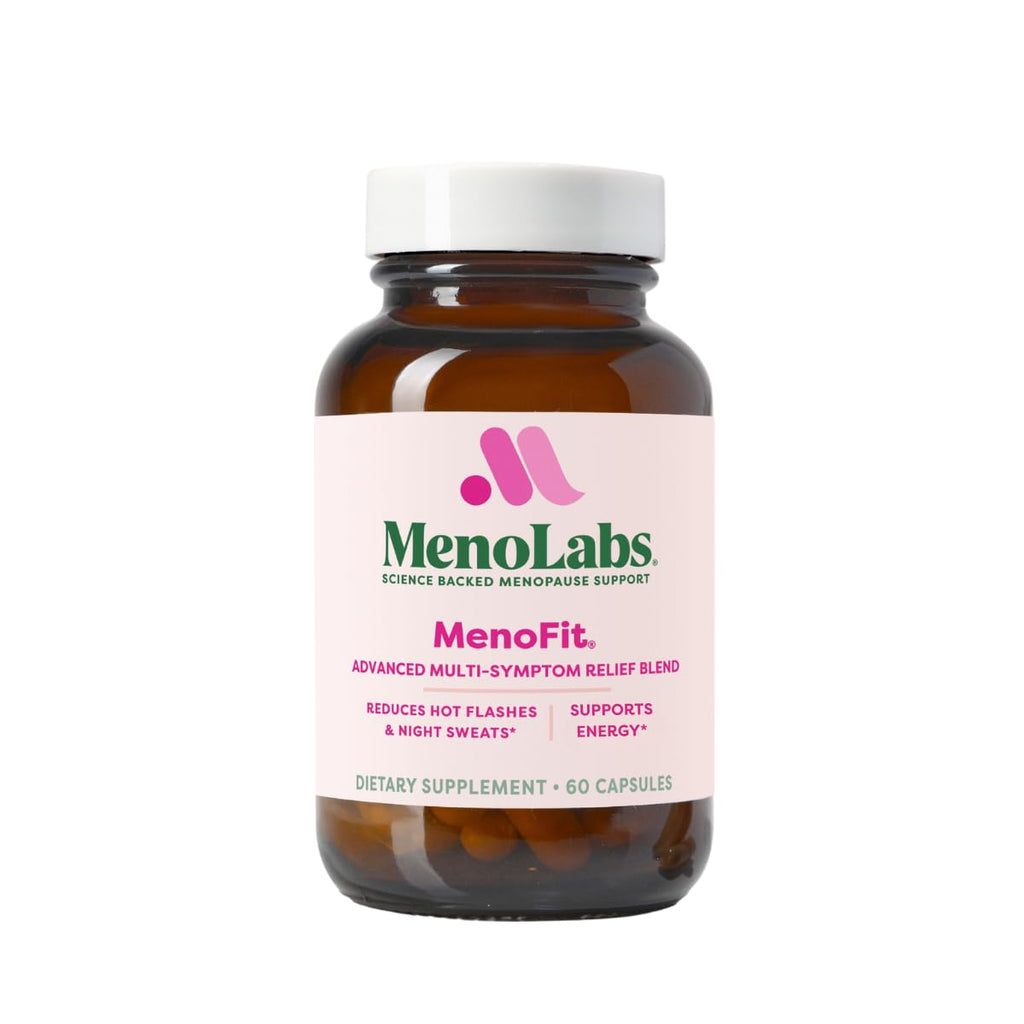 MENOLABS MenoFit, Menopause Supplements for Women - 60 Capsules - Advanced Women’s Probiotic with Vitamins and Red Clover for Gut Health, Hot Flashes and Hormone Balance for Women MENOLABS Au supplements