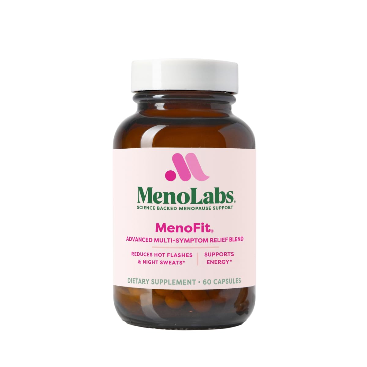 MENOLABS MenoFit, Menopause Supplements for Women - 60 Capsules - Advanced Women’s Probiotic with Vitamins and Red Clover for Gut Health, Hot Flashes and Hormone Balance for Women MENOLABS Au supplements