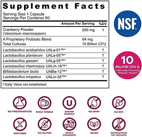 Nutricelebrity NutriFlora-Pro Probiotics for Women - Support Vaginal, Urinary Health Nutricelebrity Au supplements