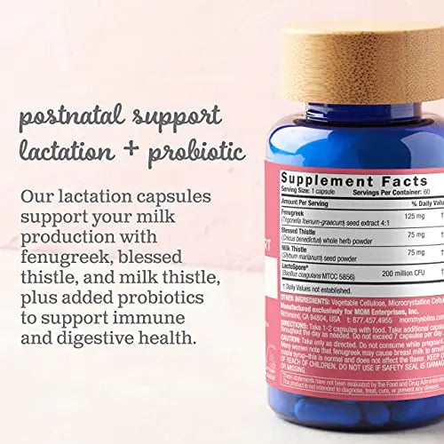 Mommy's Bliss Postnatal Lactation Support Supplement with Probiotics: Support Breastfeeding Mommy's Bliss Au supplements