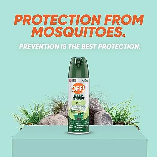 OFF! Deep Woods Insect Repellent Aerosol, Dry, Non-Greasy Formula, Bug OFF! Au supplements