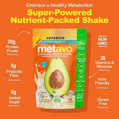 Metavo Advanced Weight Support Meal Replacement Vanilla Metavo Au supplements
