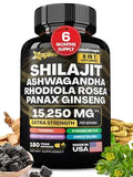 Zoyava Shilajit 9000MG Radiant Health Blend Ashwagandha 2000MG Rhodiola Rosea Zoyava Au supplements