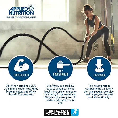 Applied Nutrition Diet Whey - High Protein Powder Supplement, Low Carb & Sugar Applied Nutrition Au supplements