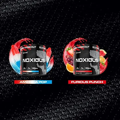 Noxious Extreme Nitric Oxide Booster Pump Pre-Workout Powder | Endurance and Muscle KILLER LABZ Au supplements