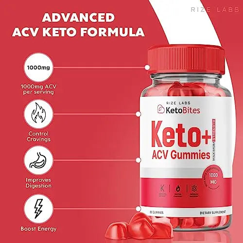 rize labs (2 Pack) Keto Bites - Keto Bites Gummies Advanced Weight Loss - Keto Bites ACV rize labs Au supplements
