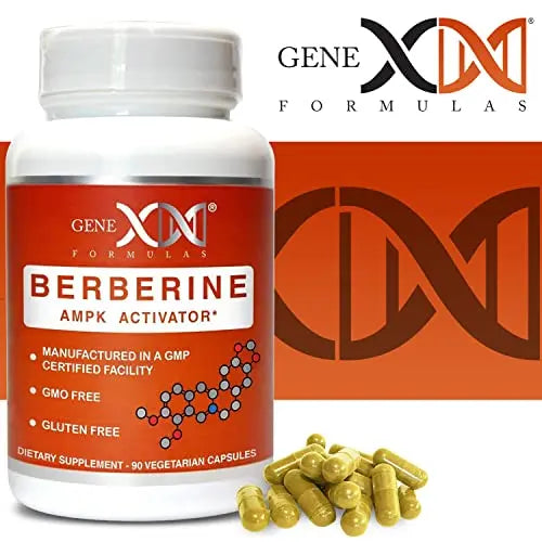 GENEX Berberine HCl 500mg (90 Capsules) | Powerful AMPK Activator, Supports Heart Genex Formulas Au supplements