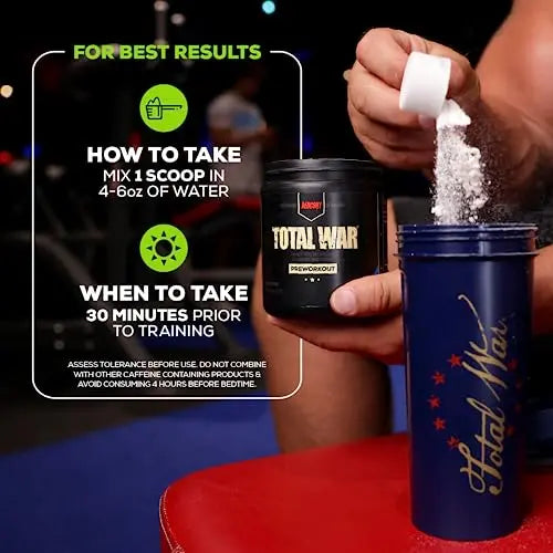 REDCON1 Total War Preworkout - Contains 320mg of Caffeine from Green Tea, Juniper REDCON1 Au supplements