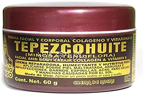Collagen & Vitamin E Tepezcohuite Cream Del Indio Papago Au supplements