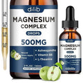 Triple Magnesium Complex Supplement-Magnesium Glycinate, Citrate, Malate Liquid dilib Au supplements