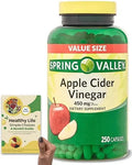 Spring Valley Apple Cider Vinegar 450mg, Value Size 250 Capsules, Dietary Supplement Neobit Au supplements