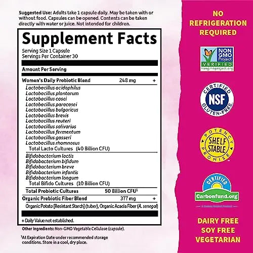 Garden of Life, Dr. Formulated Women's Probiotics Once Daily, 16 Strains, 50 Billion Garden of Life Au supplements