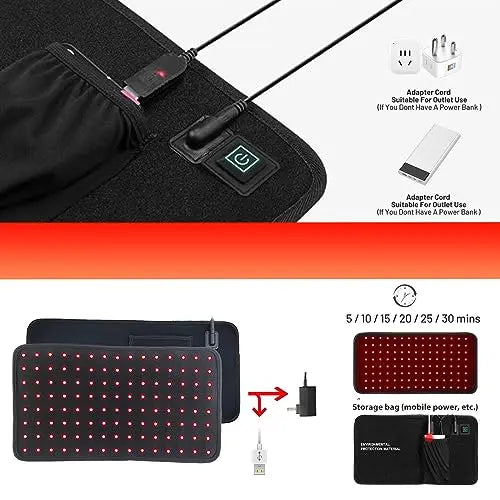 Red Light Therapy Infrared Light Therapy for Muscle Pain Relief and Inflammation Red Light Therapy Belt DYUF Au supplements