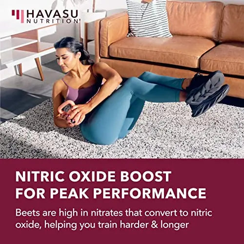 Beet Root + COQ10 Gummies Nitric Oxide Booster for Healthy Energy & Circulation Support HAVASU NUTRITION Au supplements
