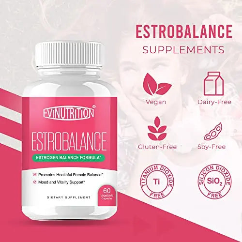 Evinutrition Estrobalance Capsule for Women - Menopause Mood and Energy Support Evinutrition Au supplements