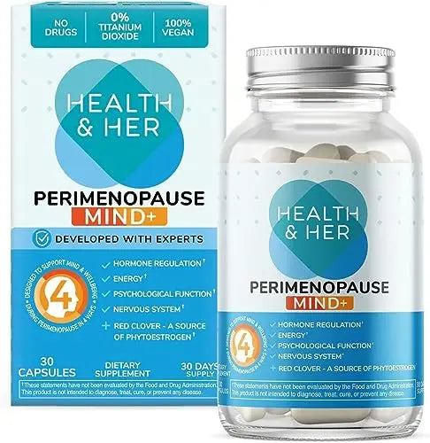 Health & Her Perimenopause Mind, Cognitive Function Support, Pre-Menopause Health and Her Au supplements