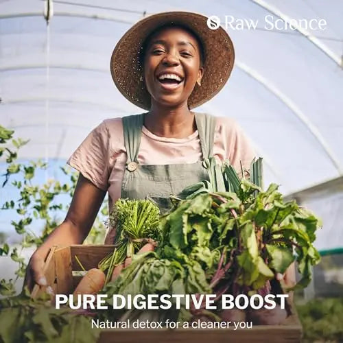 Colon Cleanse - Detox, Digestive Health, Psyllium Husk, Aloe Vera, Bentonite Clay, Acidophilus Probiotic S RAW SCIENCE Au supplements