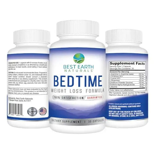 Best Earth Naturals Bedtime Weight Loss Supplement - Helps Boost Metabolism Best Earth Naturals Au supplements