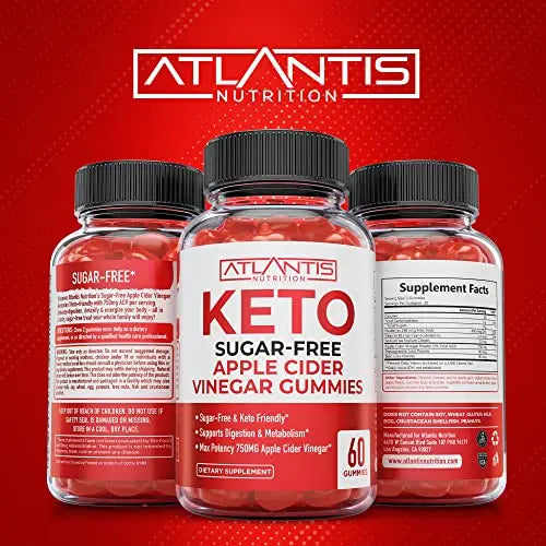 Sugar-Free Keto ACV Gummies for Weight Loss - Apple Cider Vinegar Keto ACV Gummies Atlantis Nutrition Au supplements